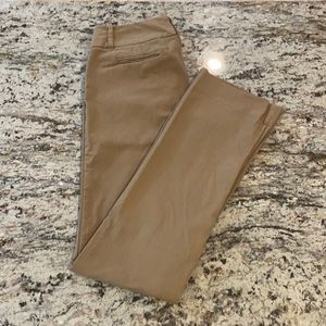 The Limited Exact Stretch khaki bootcut pant 6 long